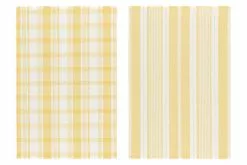 4living Keittiöpyyhe 2 Kpl 40x60 Cm Keltainen