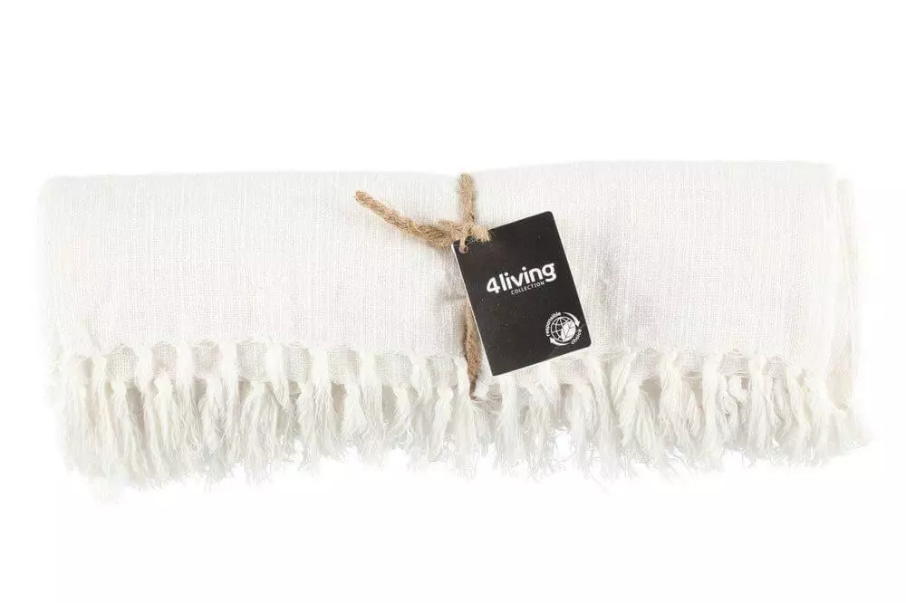 4living Seaside Torkkupeitto Valkoinen 130x170 Cm - Image 2