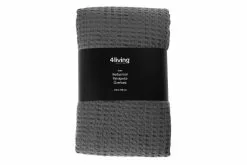 4Living Waffle Päiväpeite Harmaa 250x250 Cm