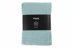 4Living Waffle Päiväpeite Vaaleansininen 250x250 Cm