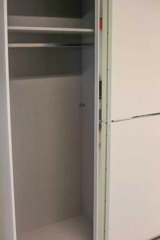 Baden Vaatekaappi Liukuovilla Valkoinen 180 Cm - Image 2