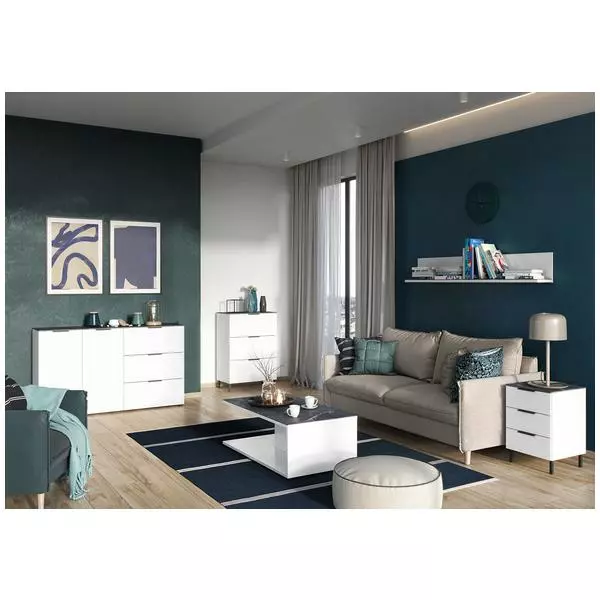 California Senkki 2+3 Valkoinen / Marmori - Image 5