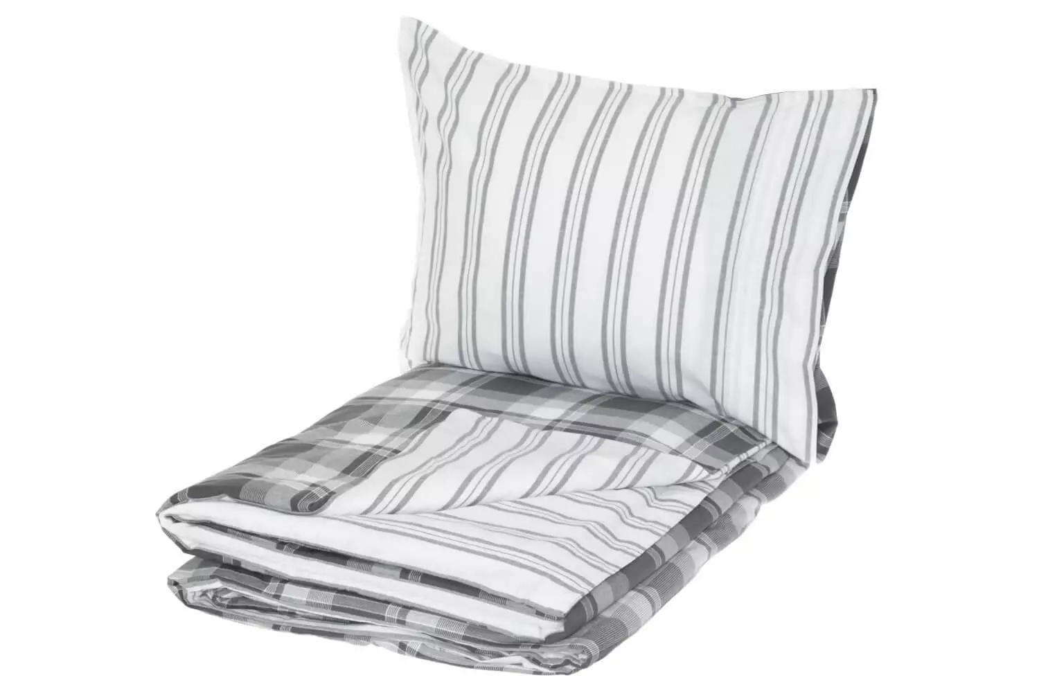 FanniK Soma Pussilakanasetti Harmaa 150x210 Cm