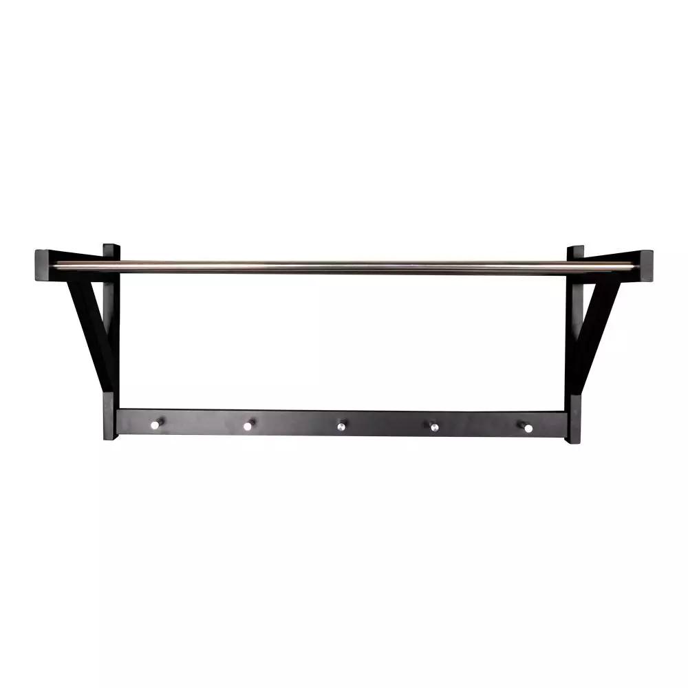 House Nordic Padova Naulakko Hattuhyllyllä Musta - Image 2