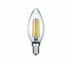 Lamppu LED E14 Filament Kynttiläkupu 4W 470lm 2700K