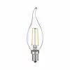 Lamppu LED E14 Filament Liekkikupu 2W 250 Lm 2700K