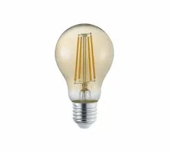 Lamppu LED E27 Filament Vakiokupu 4W 470 Lm 3000K Ruskea