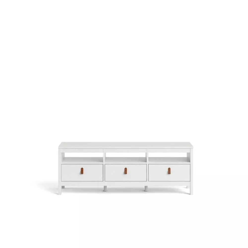 Madrid Tv-taso 3 Laatikkoa Valkoinen - Image 2