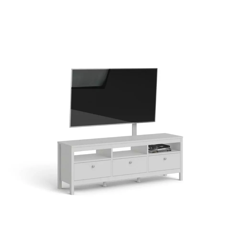 Madrid Tv-taso 3 Laatikkoa Valkoinen - Image 4