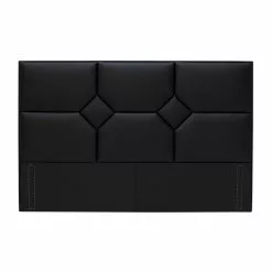 Mosaic Sängynpääty Musta Keinonahka