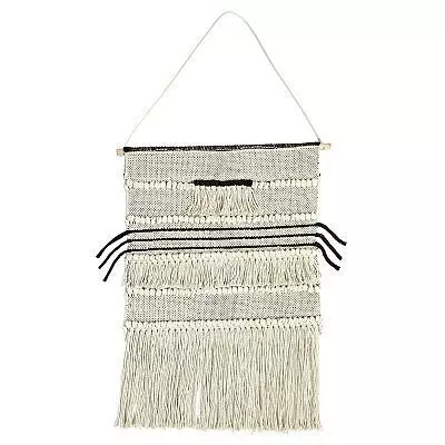 Mattokymppi Seinävaate Luonnonvalkoinen/musta