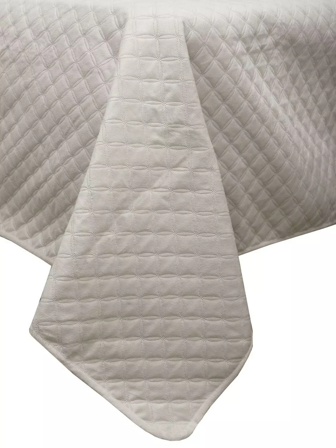 Svanefors Thori Samettipäiväpeitto Valkoinen