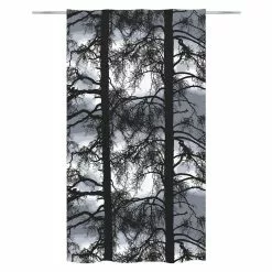 Vallila Kelohonka Black Out Sivuverho 140x250 Cm Grey