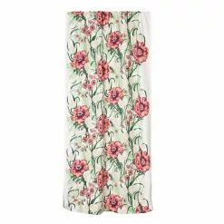 Vallila Kiovan Kukka Sivuverho 140x240 Cm Greenred