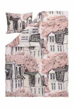 Vallila Puukylä Pussilakanasetti Pastel 150x210 Cm