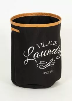 Village Pyykkikori Musta