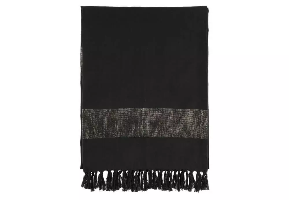 Winteria Goldie Torkkupeitto Musta 130x170cm