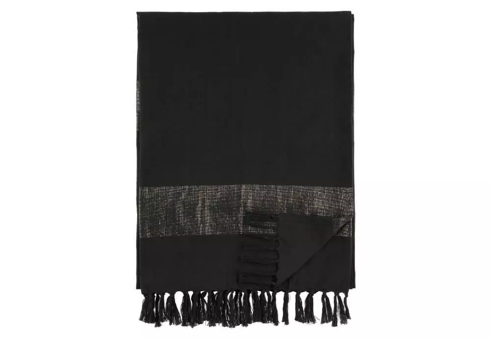 Winteria Goldie Torkkupeitto Musta 130x170cm - Image 3